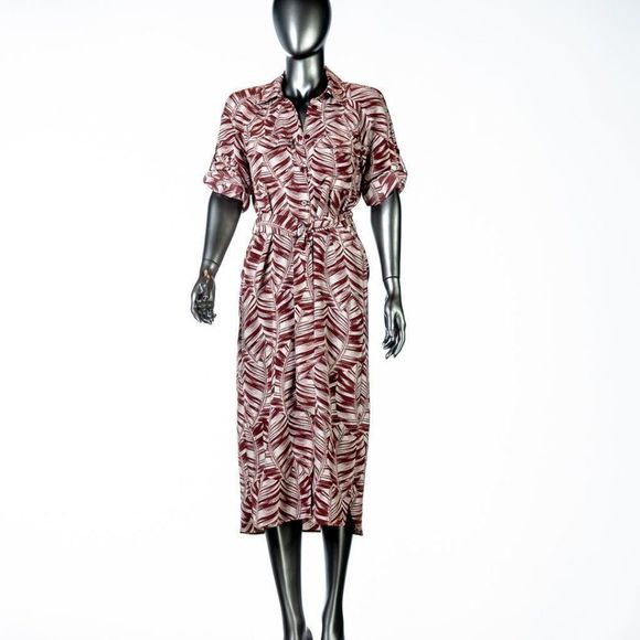 Topshop Dresses & Skirts - Topshop Red Palm Dress - Sz 0